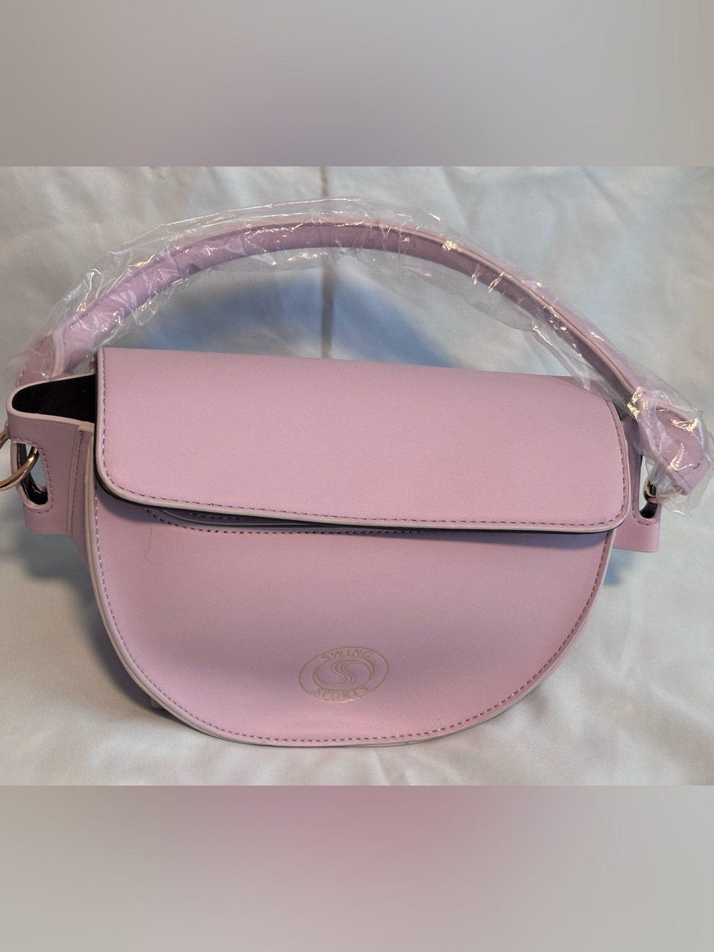 Swing Sports Lavender Half-Moon Crossbody Bag and Golf Club Cover